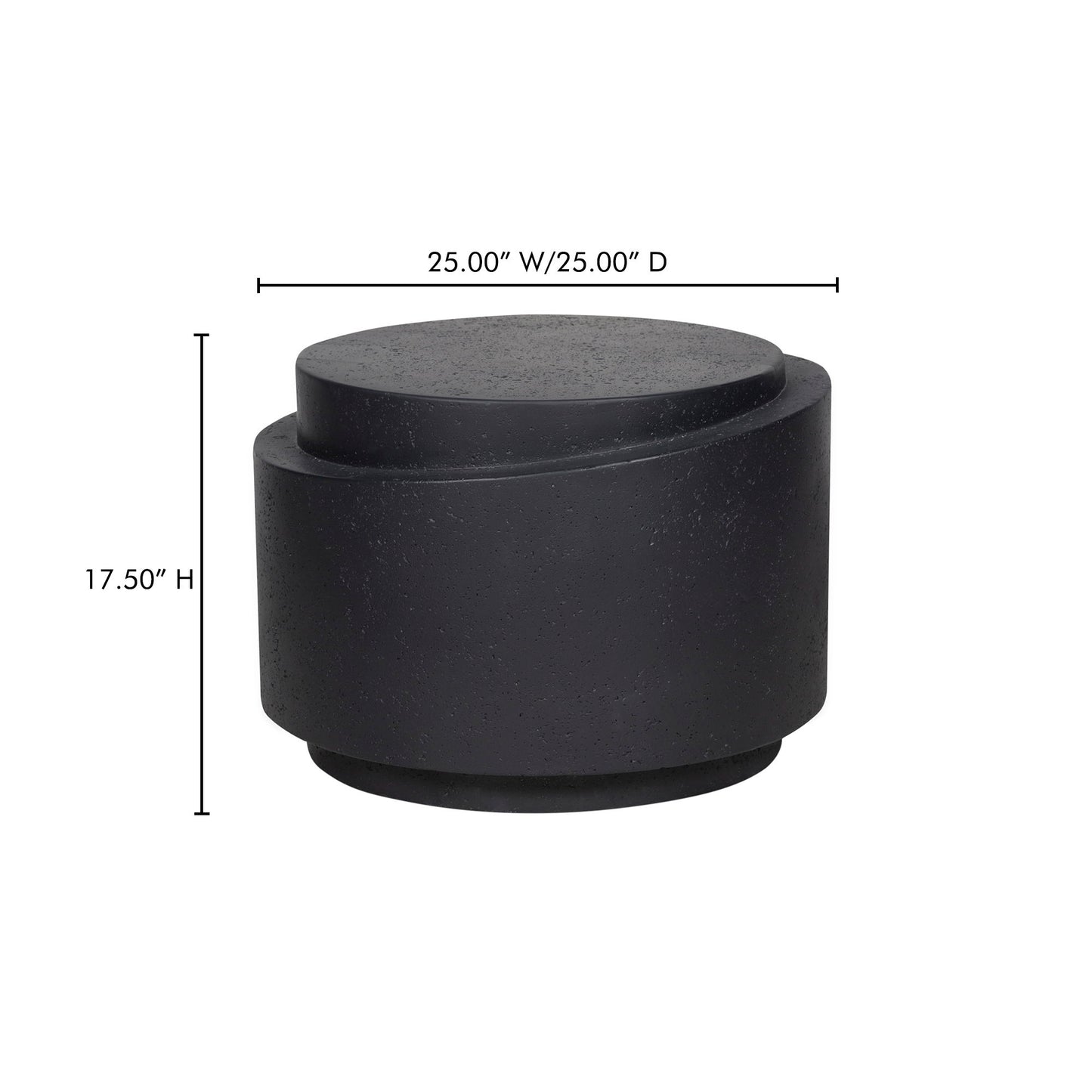Cosmo - Outdoor Accent Table - Black
