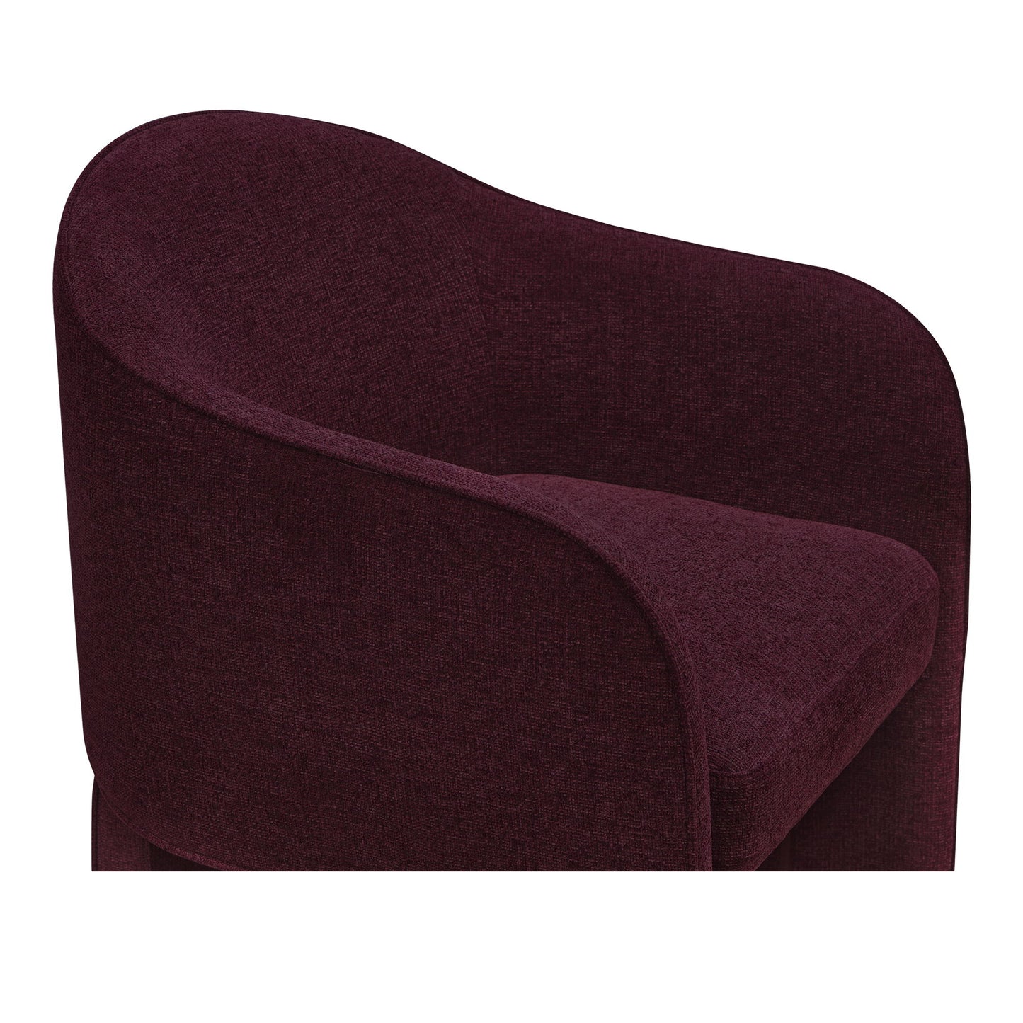 Clara - Performance Fabric Dining Chair - Plum