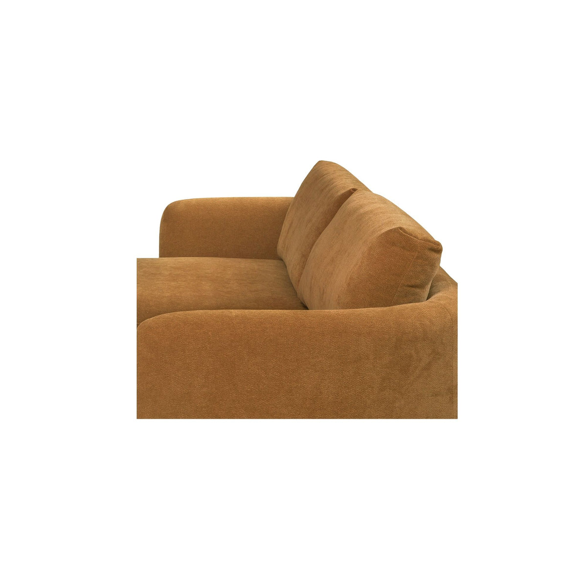 Emmy - Sectional Left - Ginger / Brown