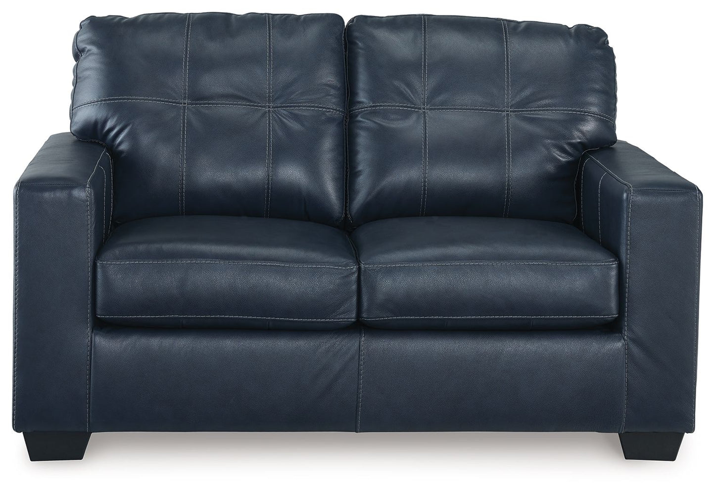 Santorine - Loveseat - Leather Match - Ocean