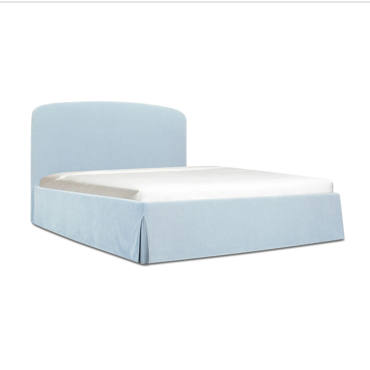 Joan - Queen Storage Bed - Light Blue