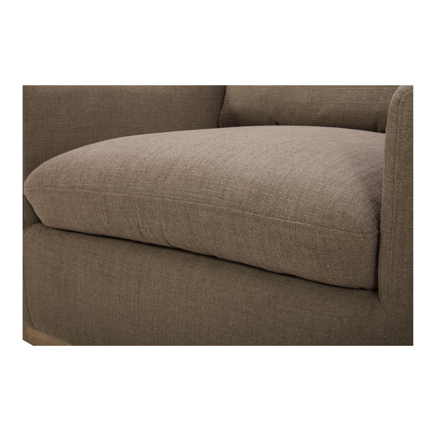 Linden - Swivel Chair - Soft Taupe / Tan