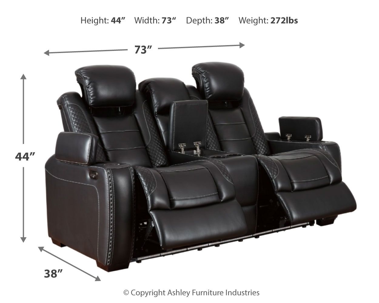 Party - Power Reclining Loveseat