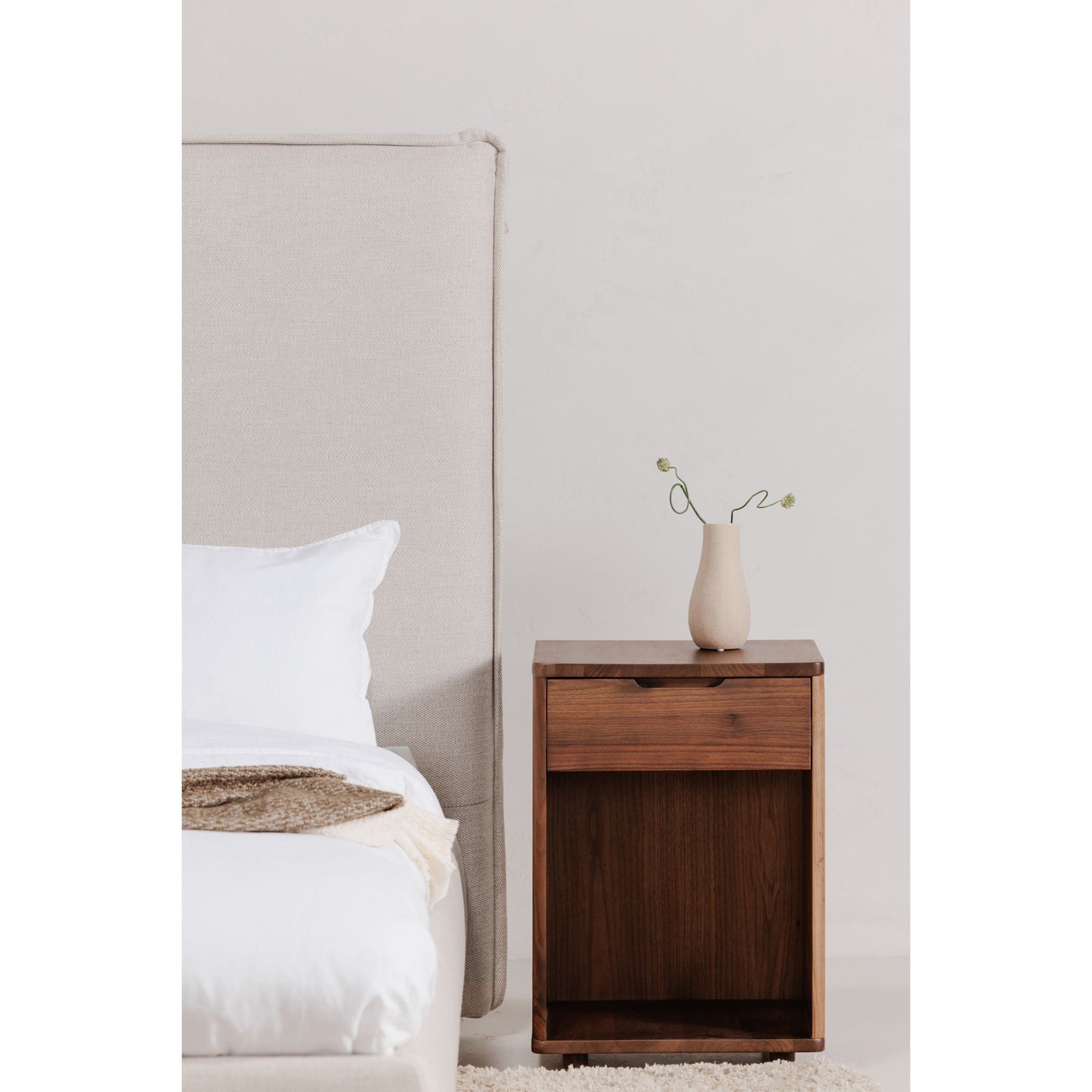 Osamu - Nightstand - Dark Brown
