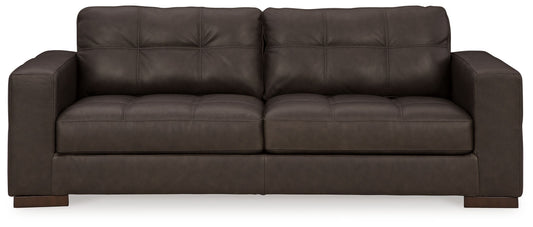 Luigi - Sofa - Leather Match - Thunder