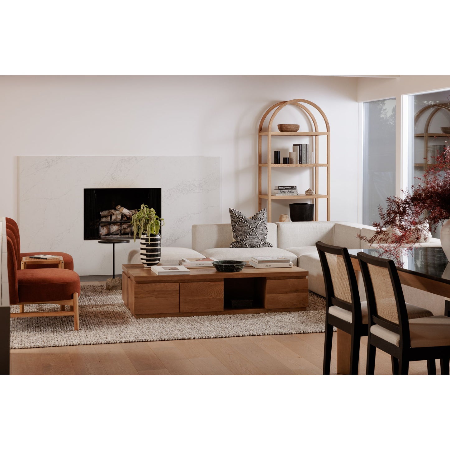 Eero - Bookcase - Beige