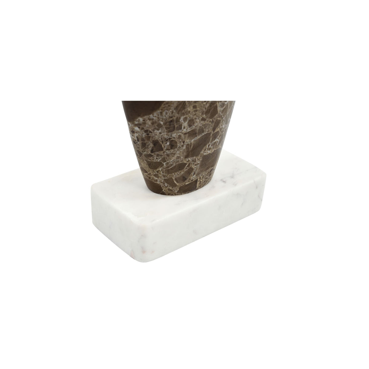 Boda - Sculpture Dark Emperador Marble - Brown