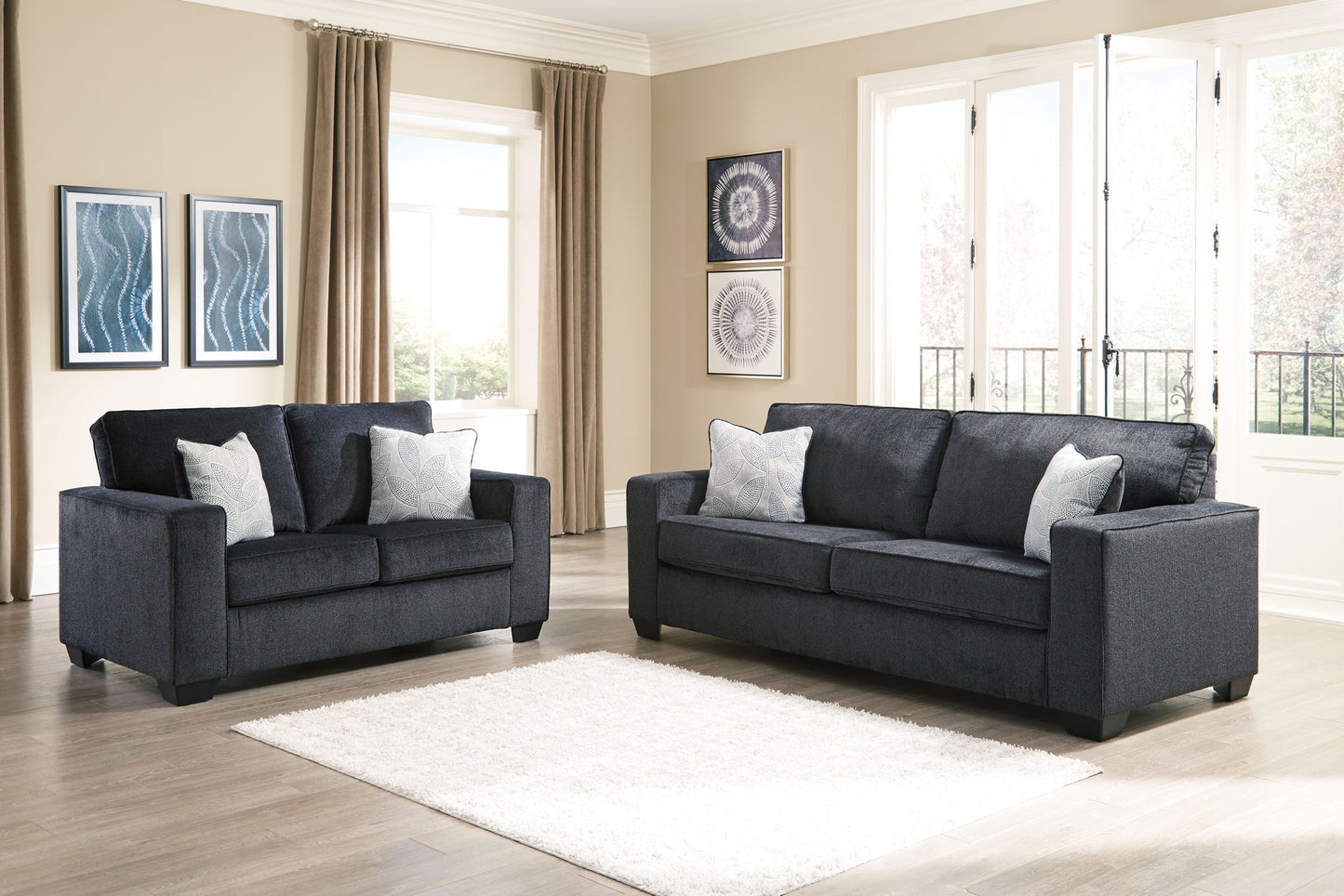Altari - Queen Sofa Sleeper - Fabric - Slate