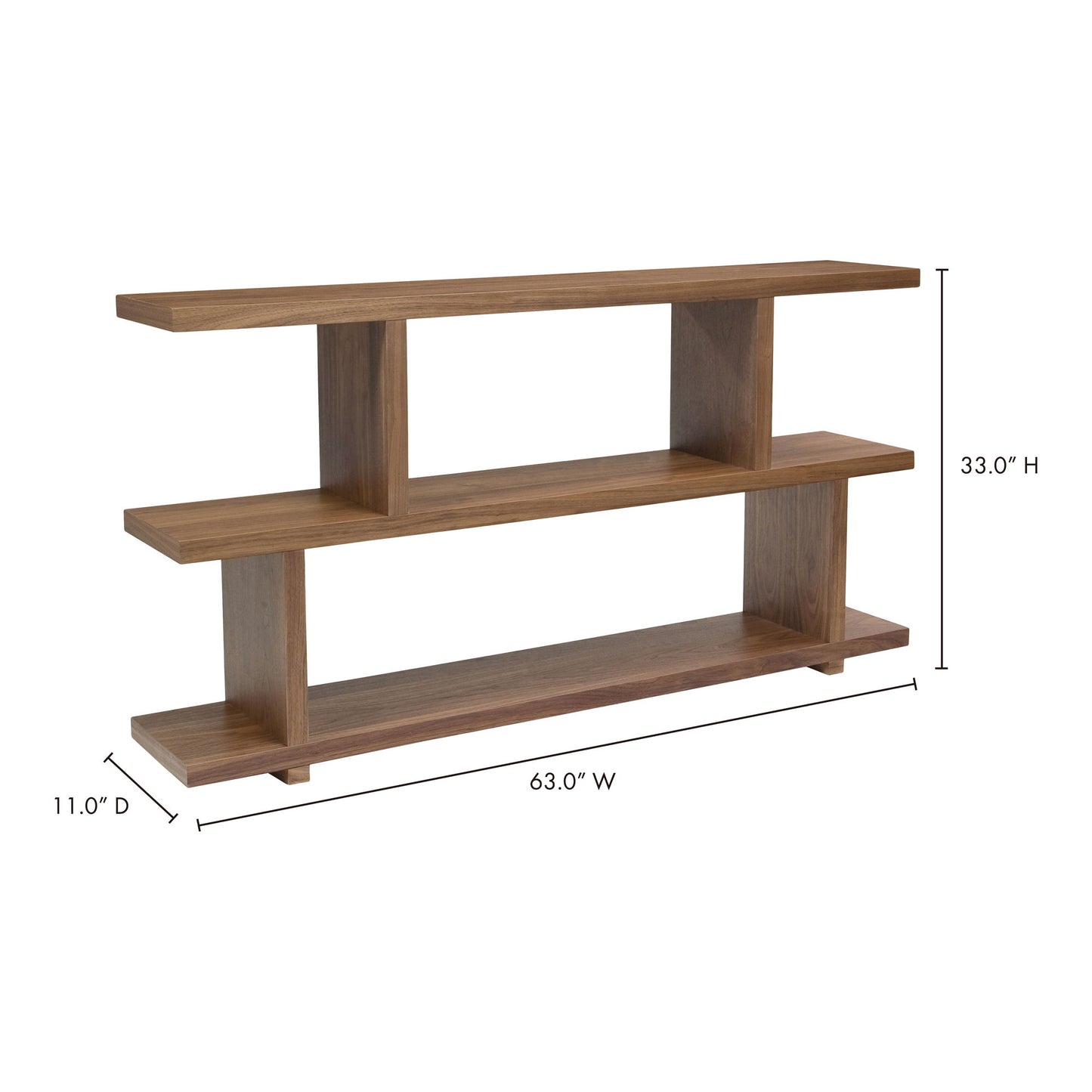 Miri - Small Shelf - Walnut