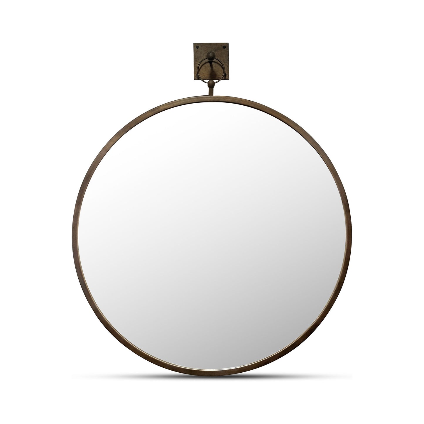 Cameo - Mirror - Aged Brass