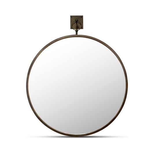 Cameo - Mirror - Aged Brass