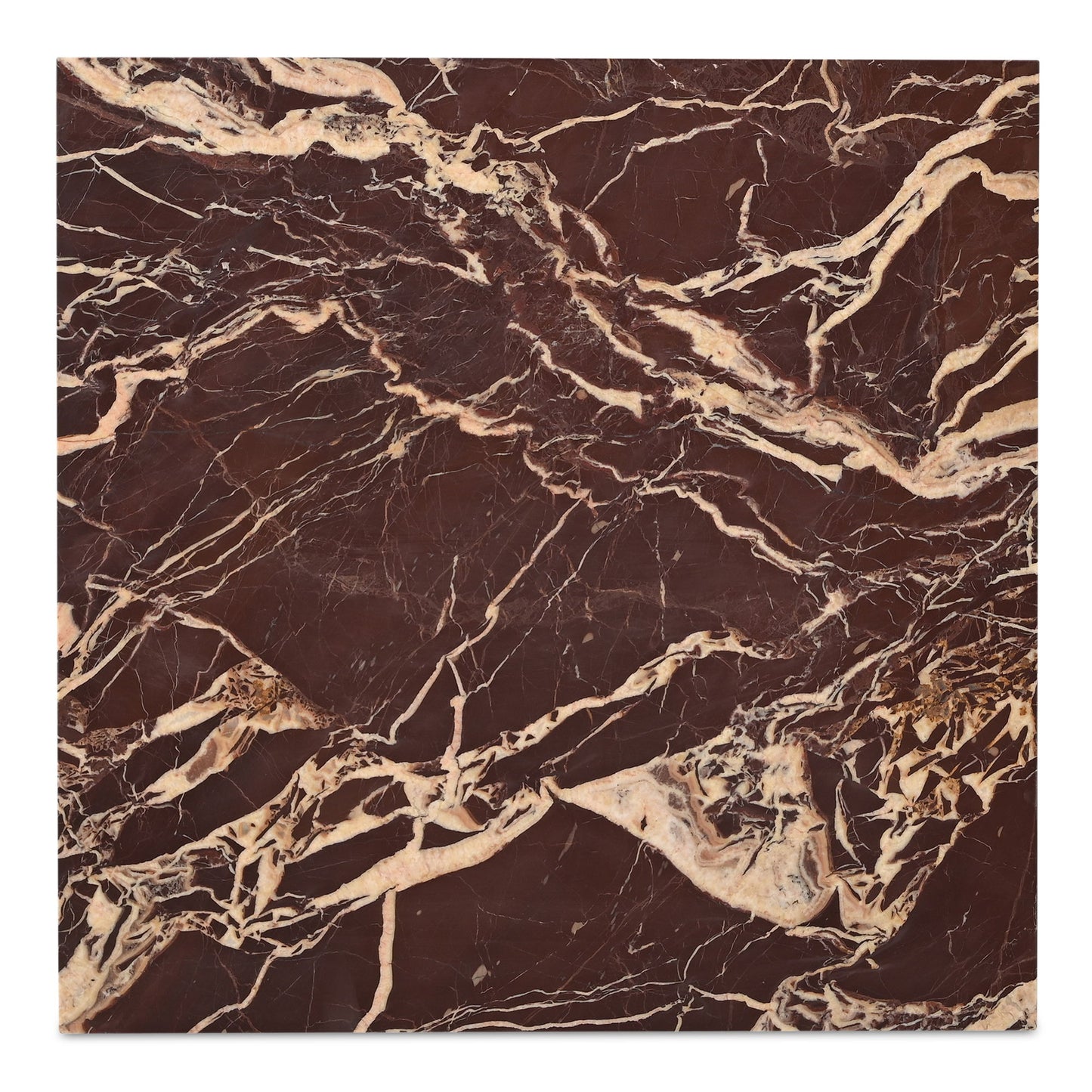 Rosa - Coffee Table - Rosso Levnato Marble