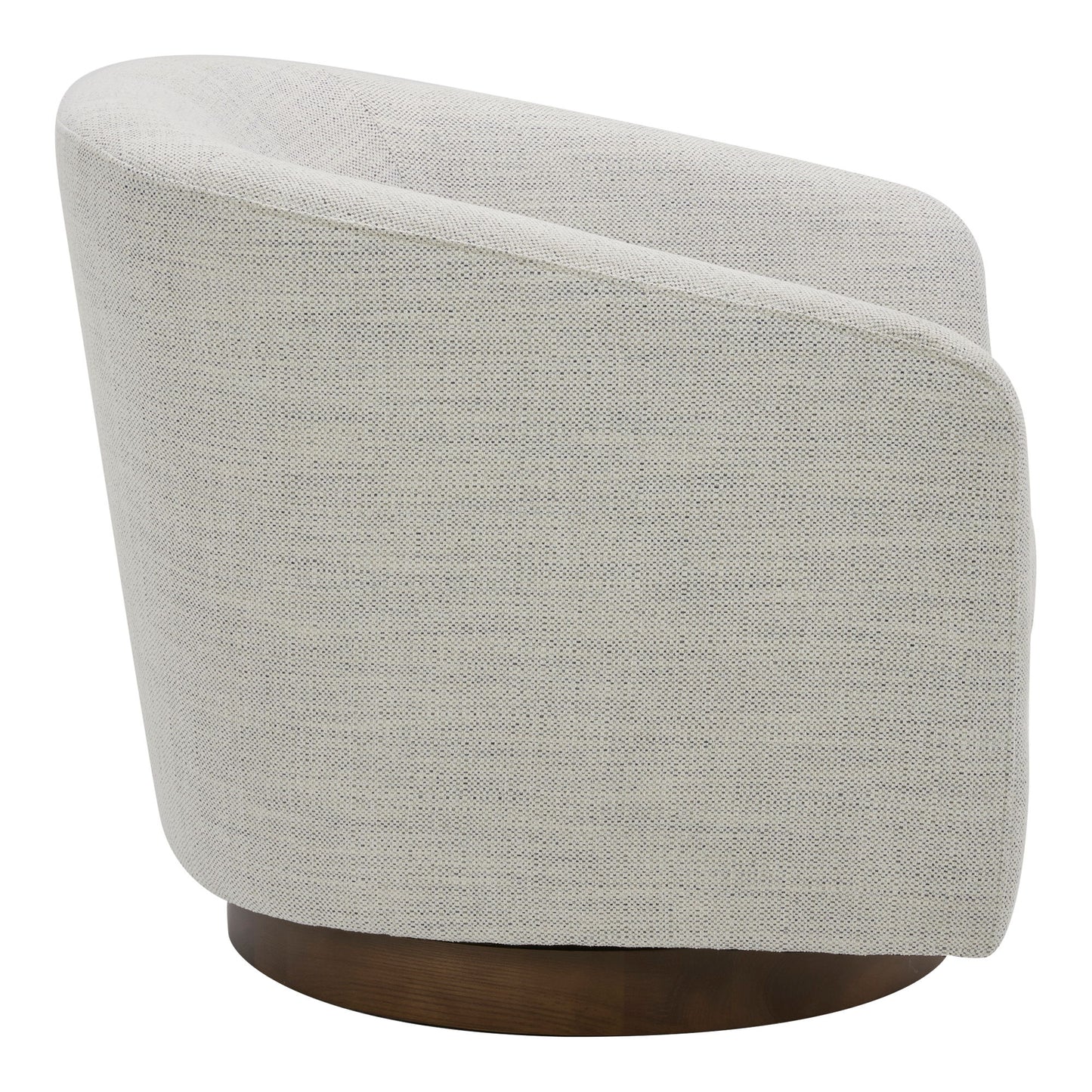 Oscy - Living Room Swivel Chair - Splashed White