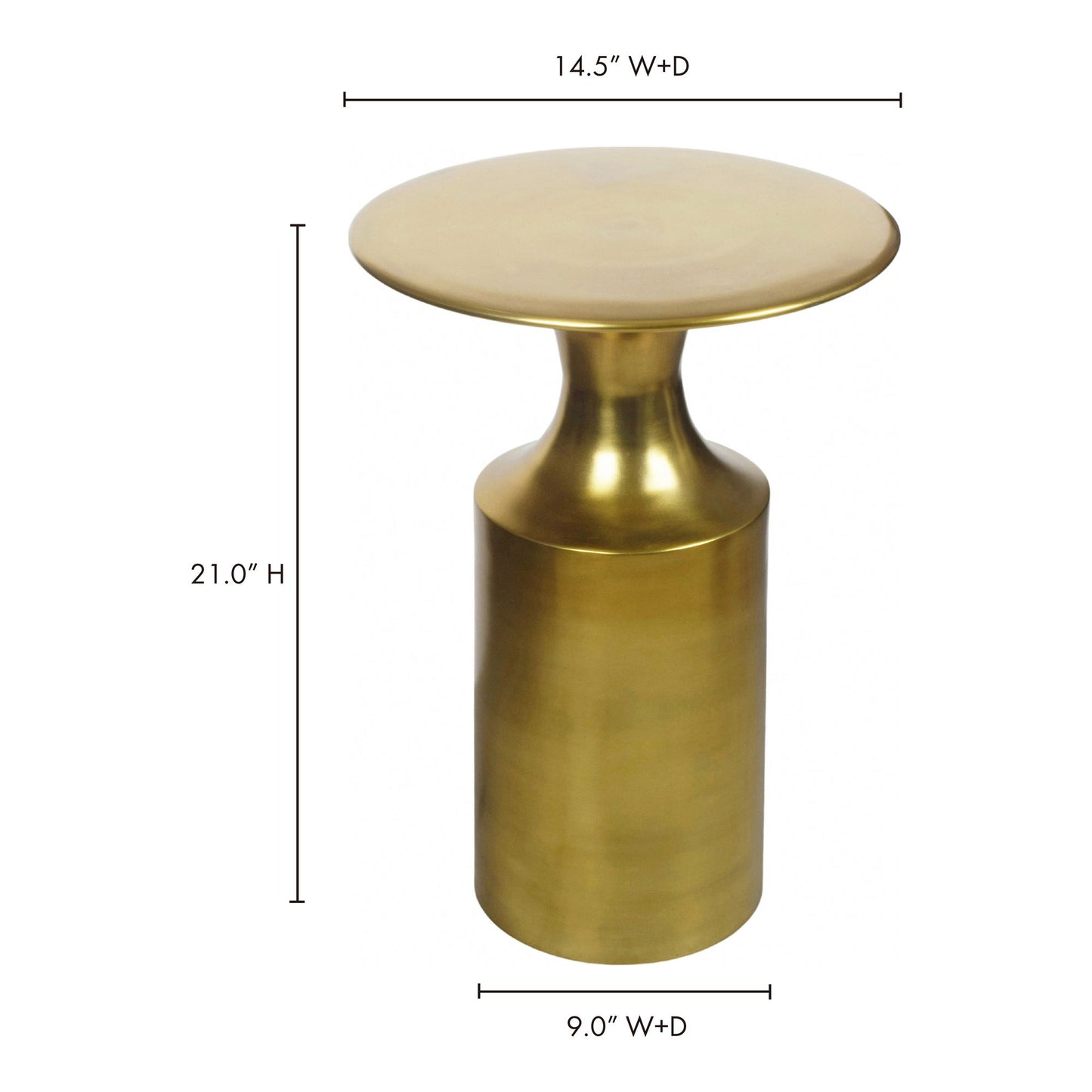 Rassa - Accent Table - Dark Gray