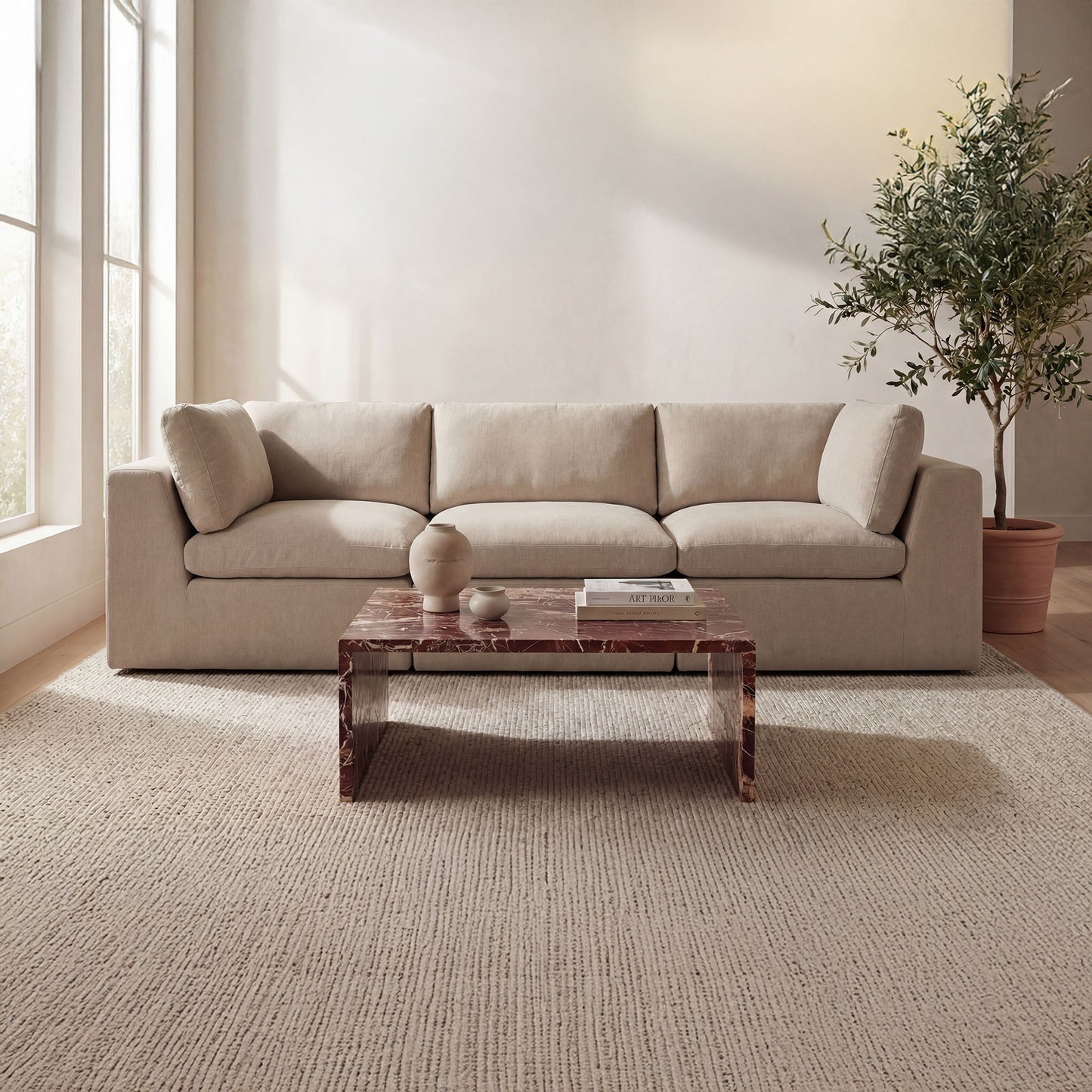 Cates - Modular Sofa - Pebble