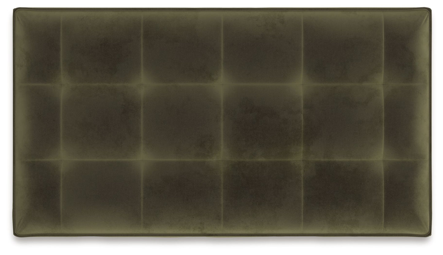 Caspian-Town - Olive - Oversized Accent Ottoman