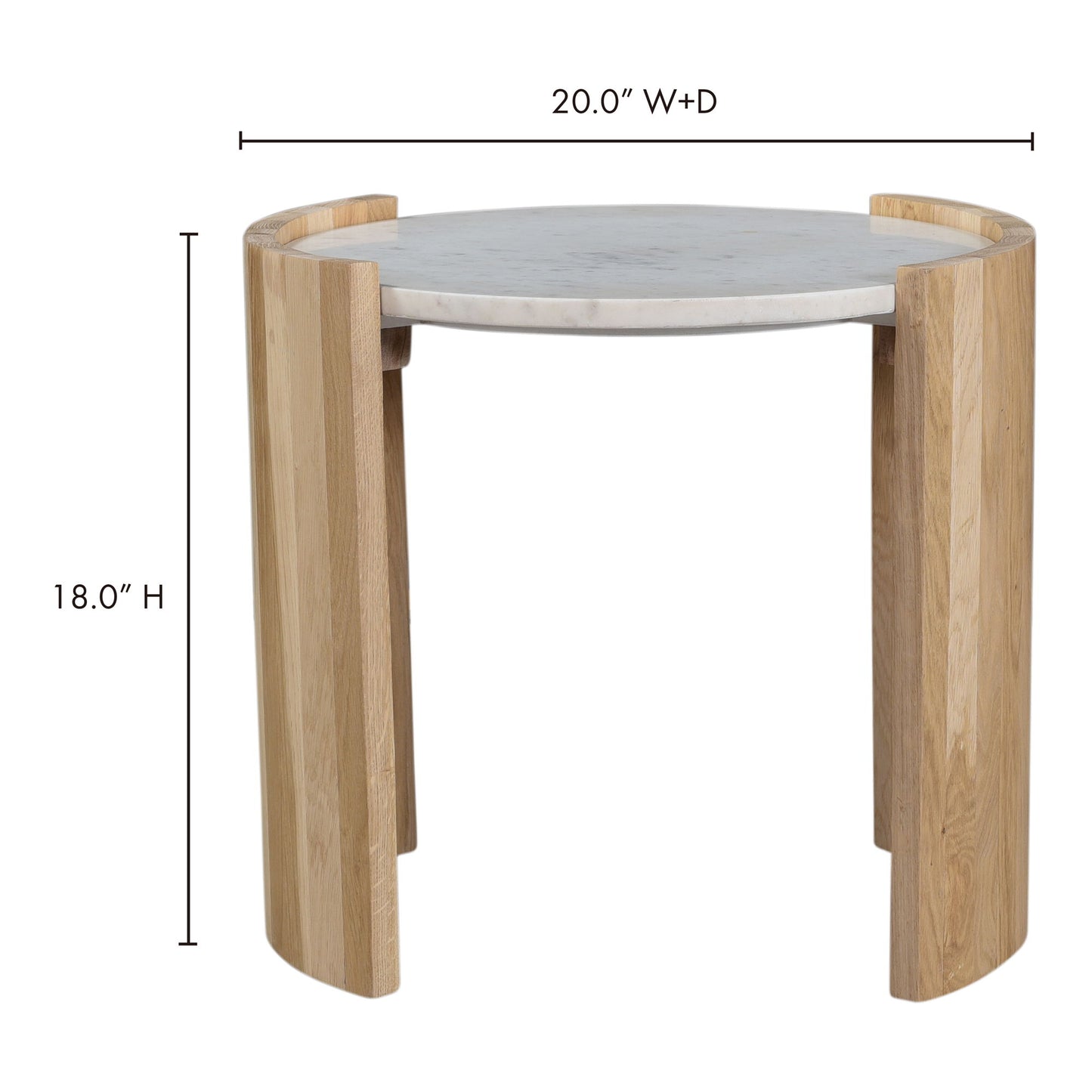 Dala - Side Table - Natural
