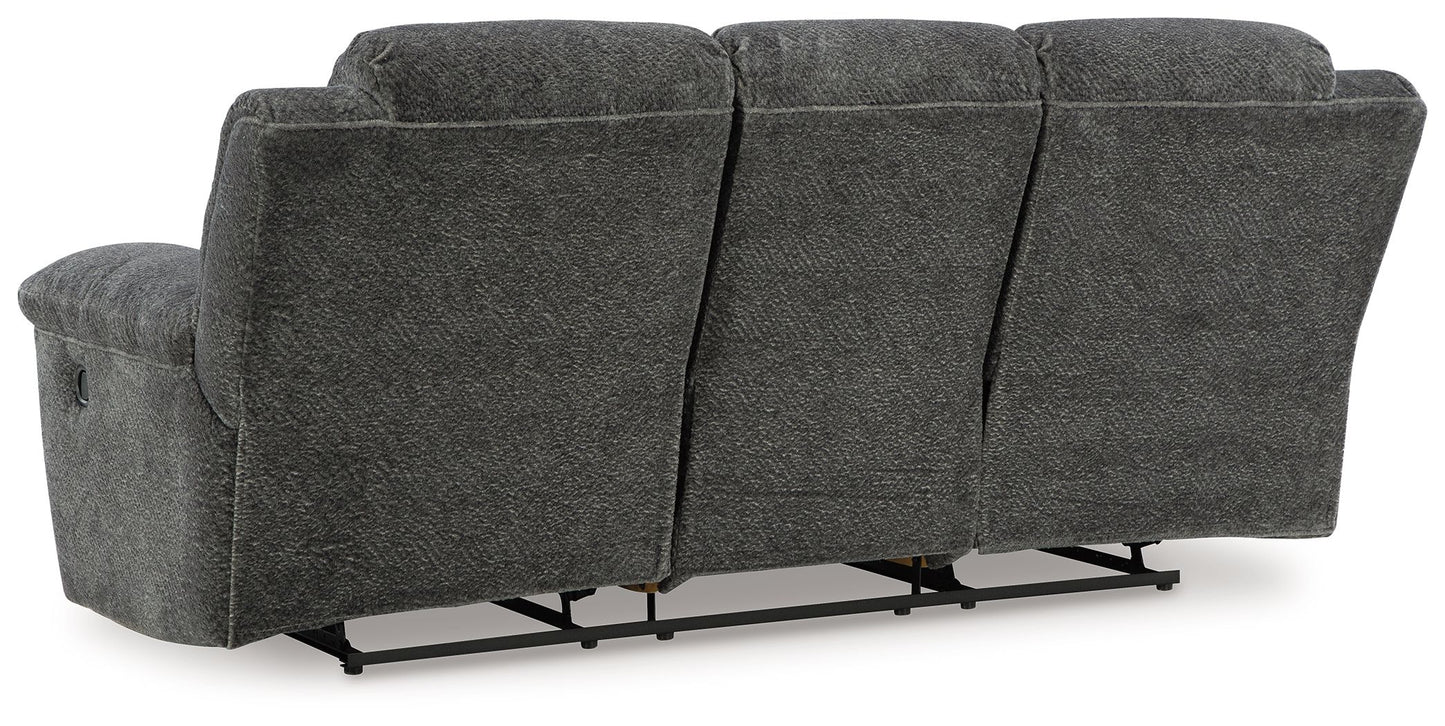 Frohn - Graphite - Reclining Sofa - Fabric