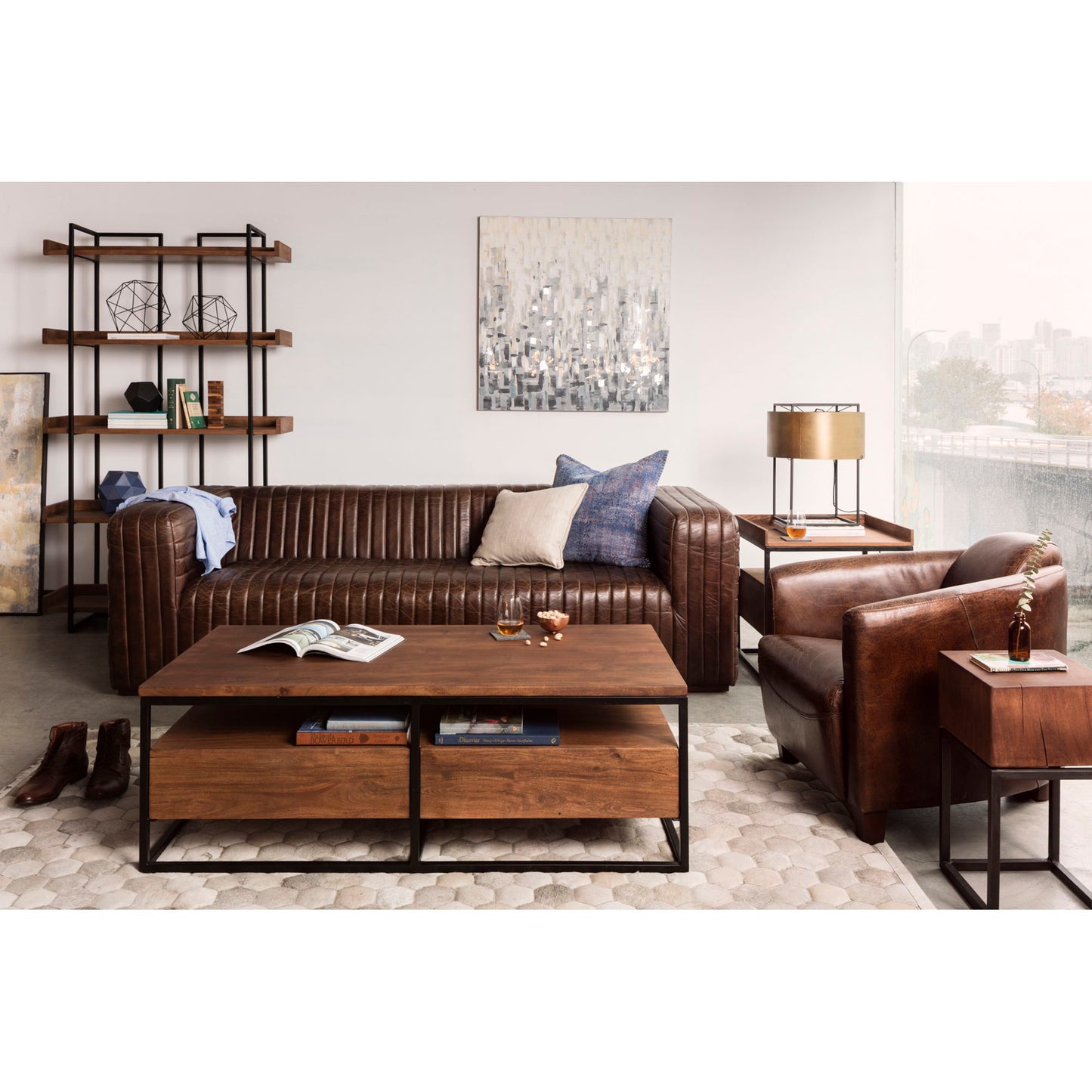 Salzburg - Club Chair - Dark Brown Leather
