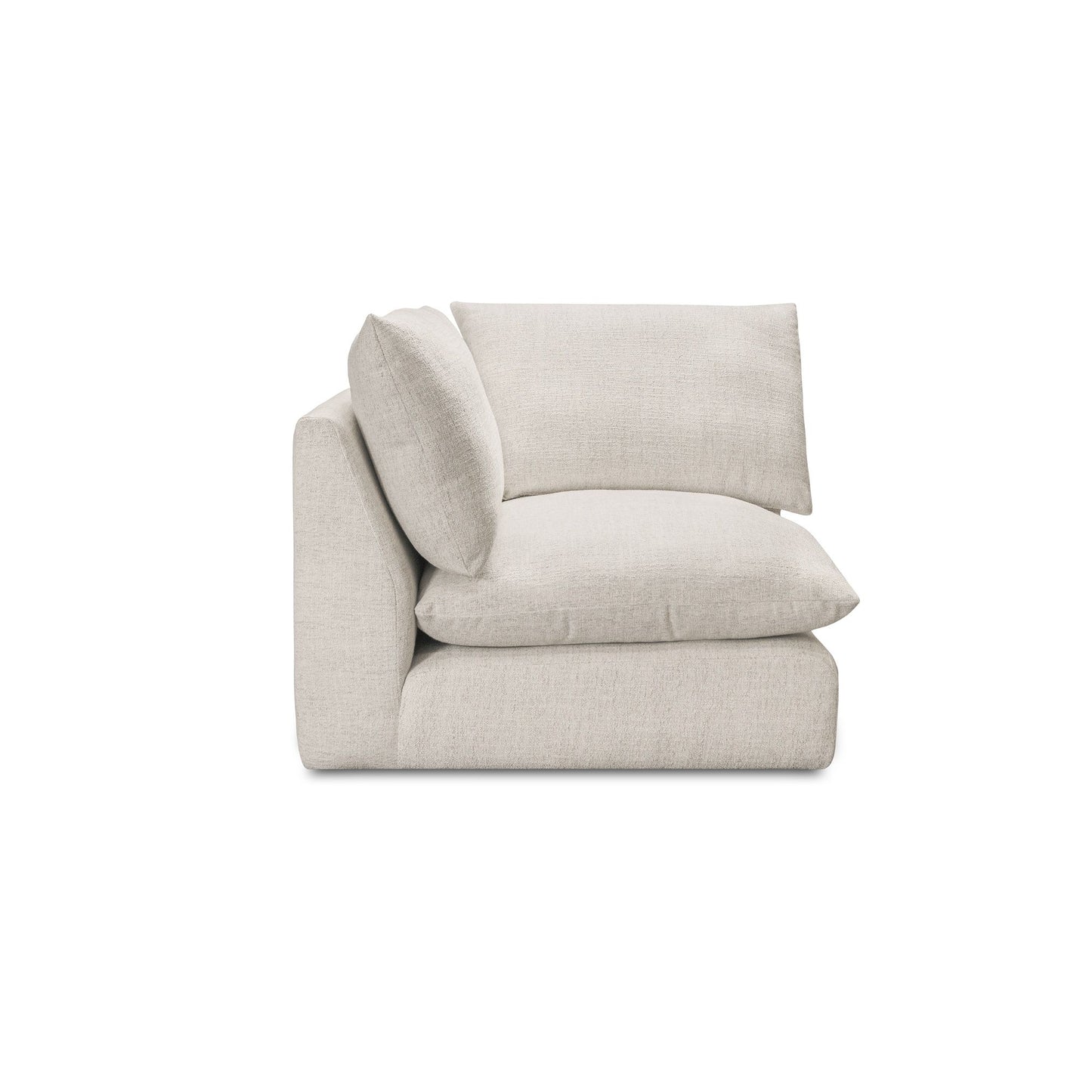 Townes - Corner Chair - Flecked Ecru
