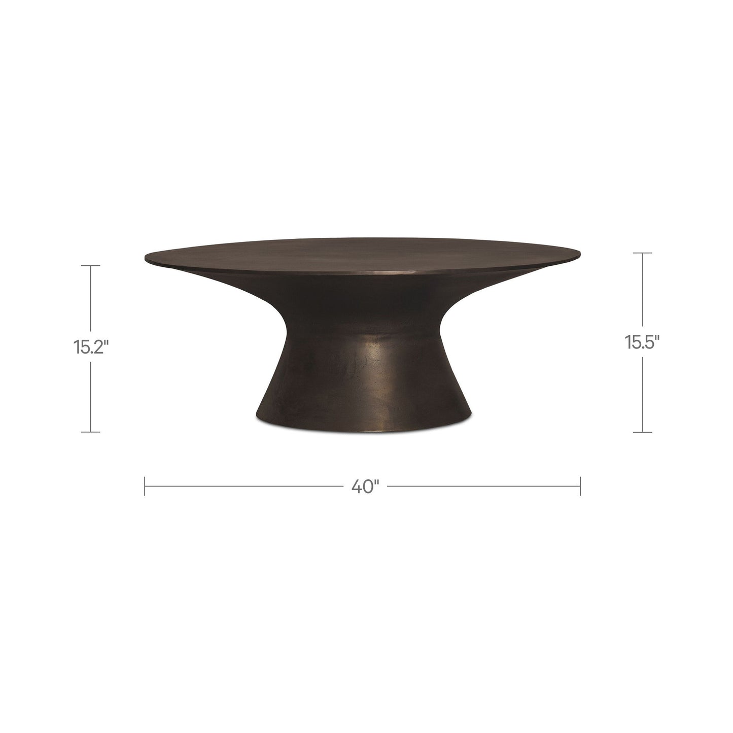 Bardo - Outdoor Coffee Table - Deep Bronze
