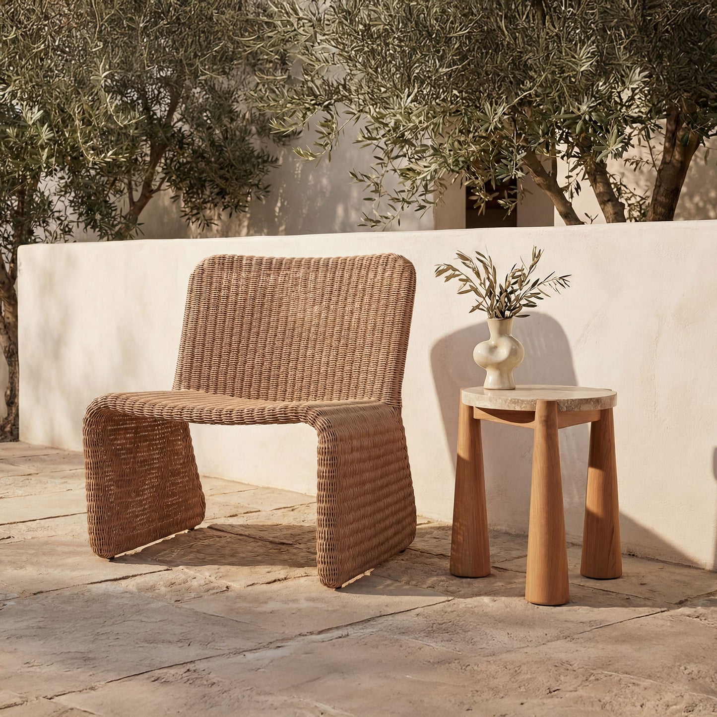 Pax - Outdoor Side Table - Natural