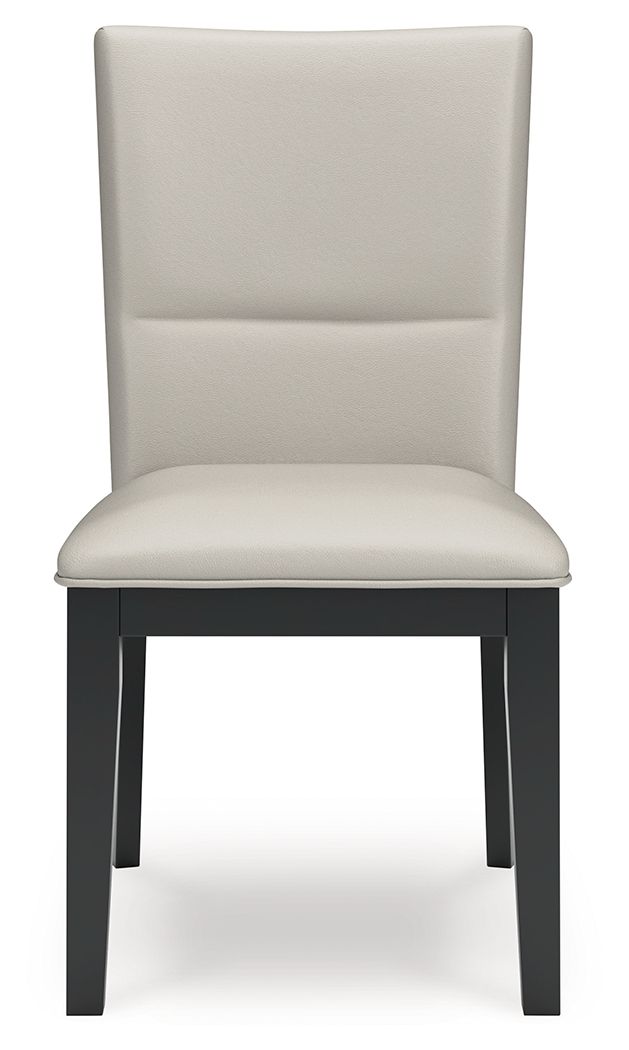 Glinari - Taupe / Black - Dining Upholstered Side Chair (Set of 2)