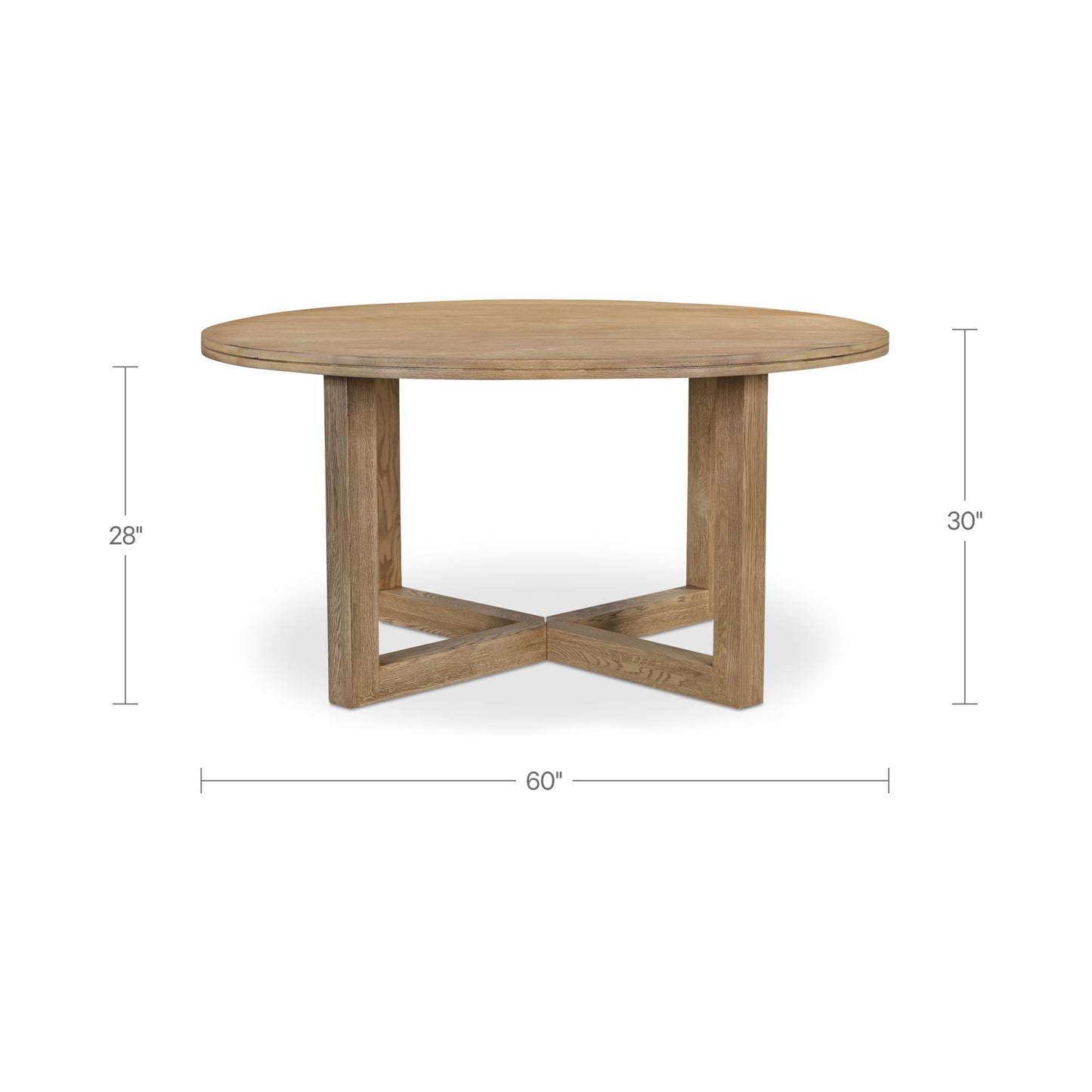 Joel - Dining Table - Light Brown