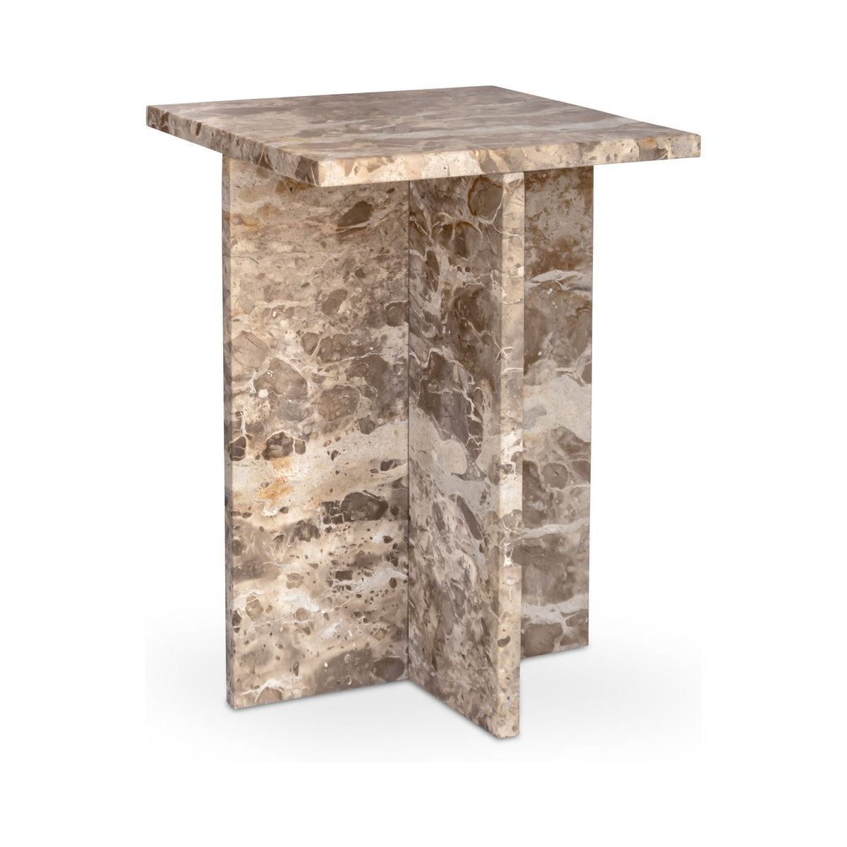 Blair - Accent Table Panther Marble - Beige