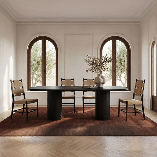 Daphne - Dining Table Large - Black