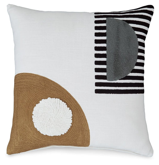 Longsum - Pillow (Set of 4) - Black / White / Honey