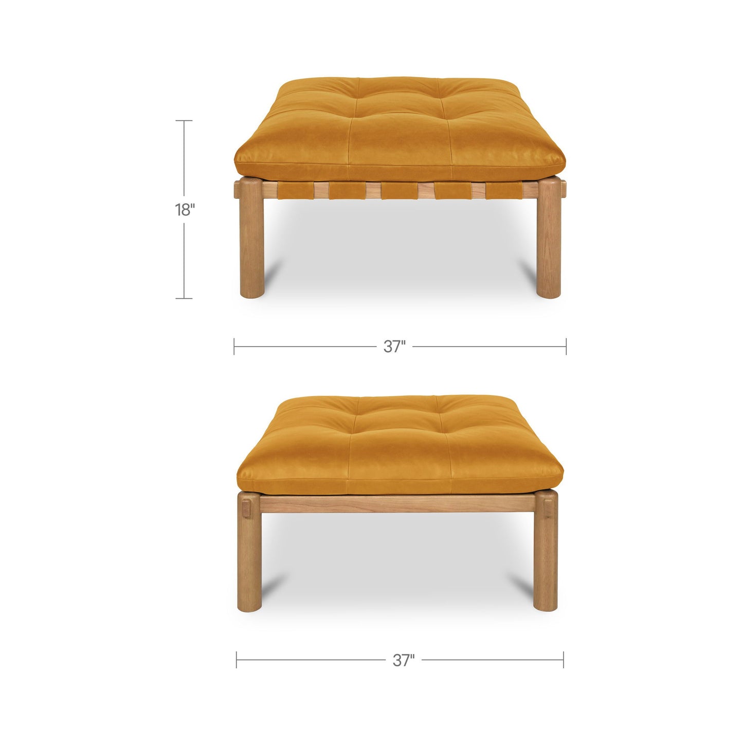 Costello - Ottoman - Tan