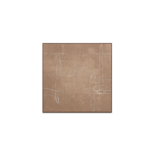 Notion - Canvas Art - Light Brown