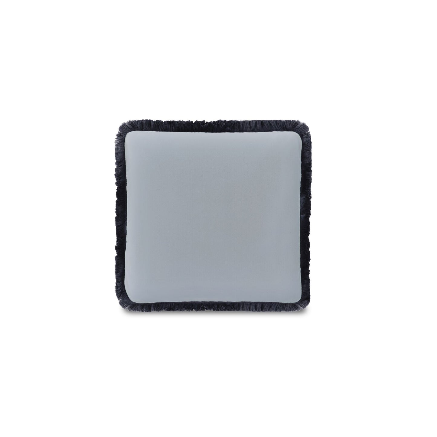 Yasmin - Square Cushion Faux Mohair - Light Blue