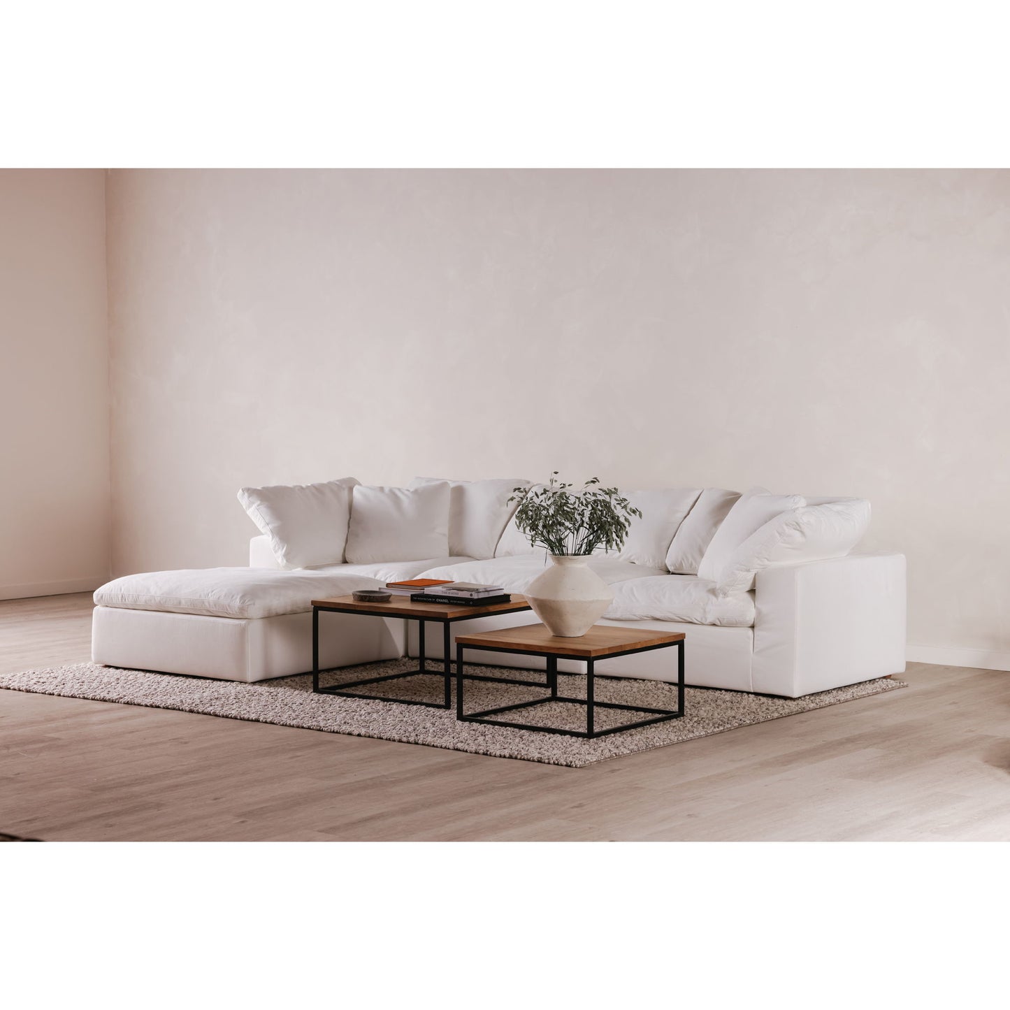 Raja - Medium Decorative Vessel - White