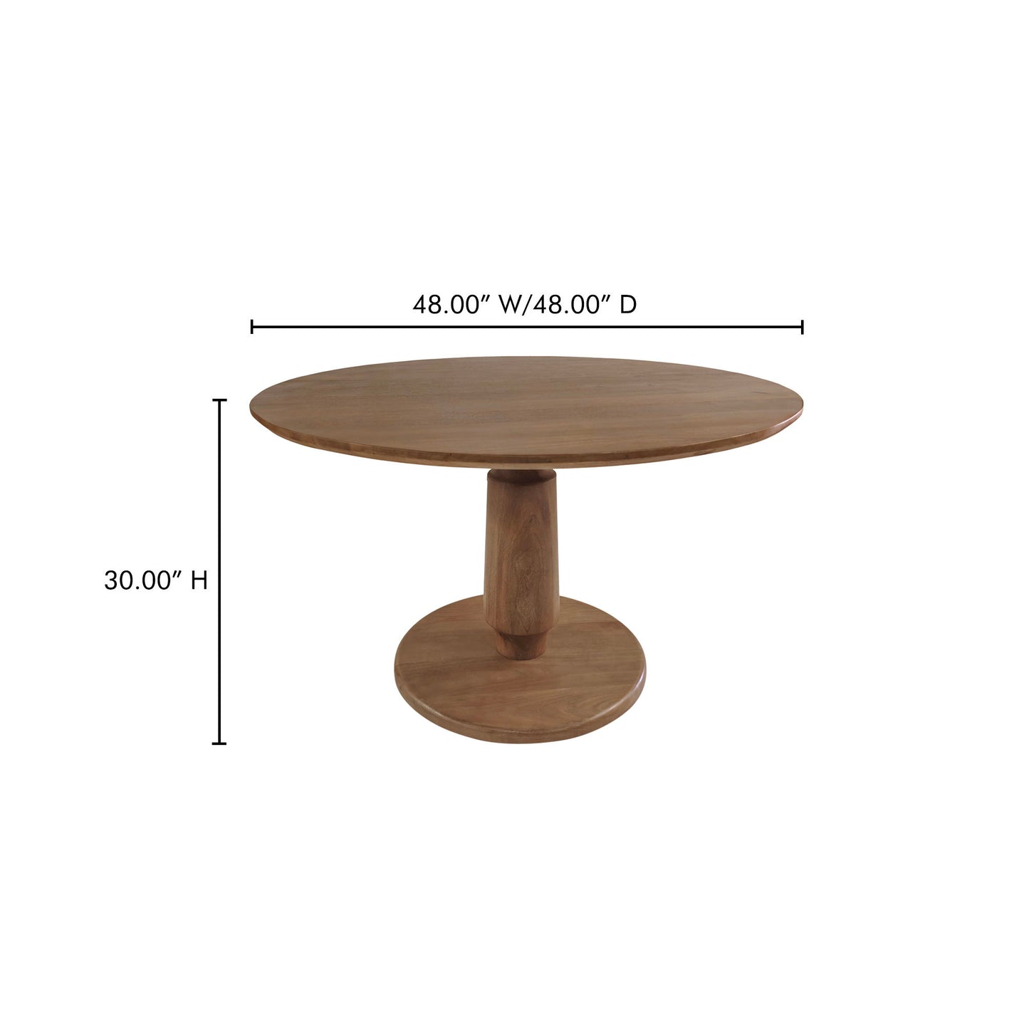 Clark - Dining Table - Brown