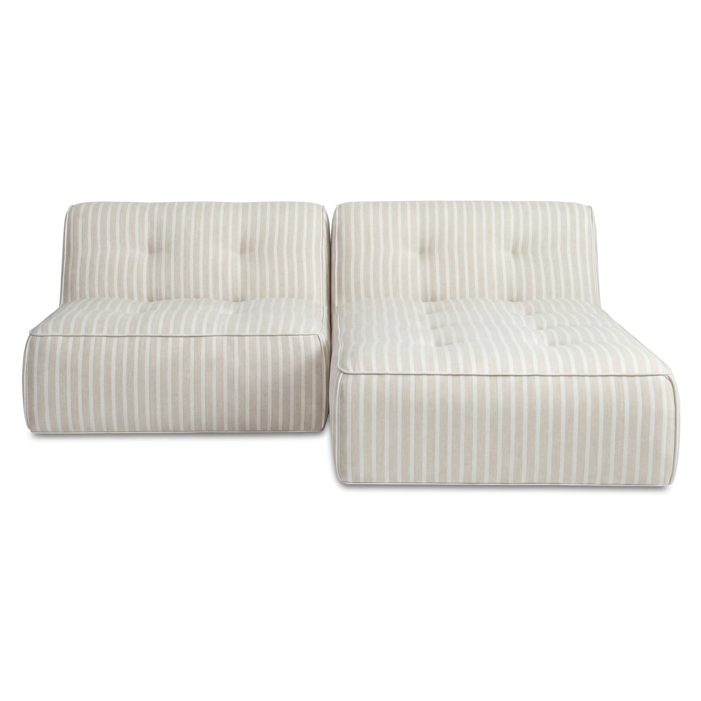 Sunseeker - 2 Piece Outdoor Nook - Brown Stripe