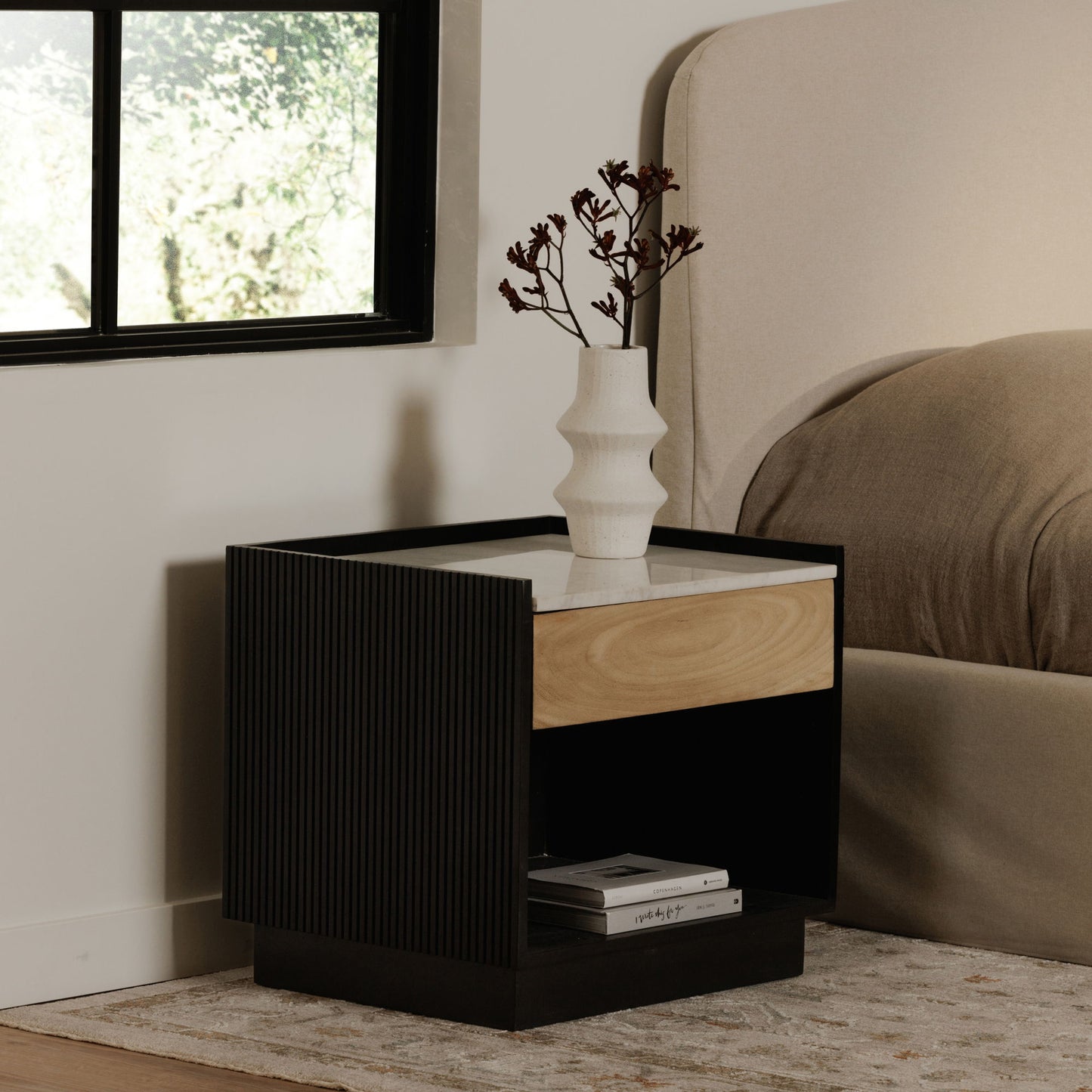Carter - Nightstand - Black