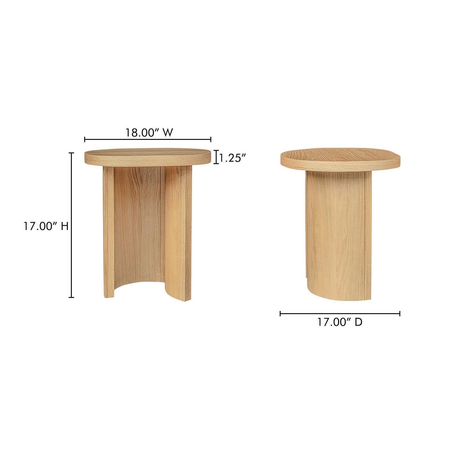 Louise - Accent Table - Natural