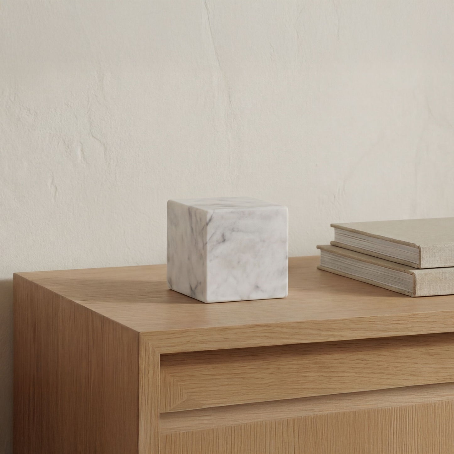 Cora - Cube Tabletop Accent - White