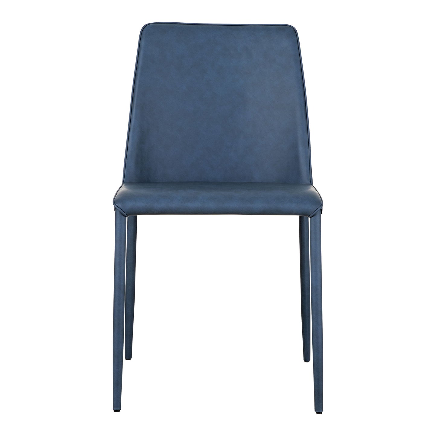Nora - Vegan Leather Dining Chair (Set of 2) - Ocean Cavern Gray