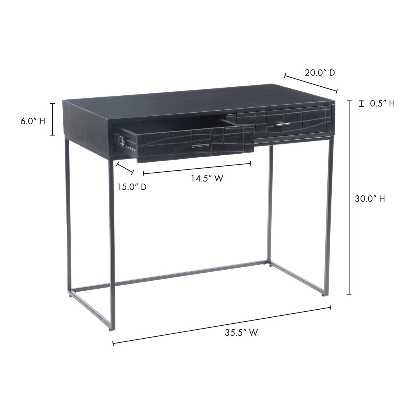 Atelier - Desk - Black