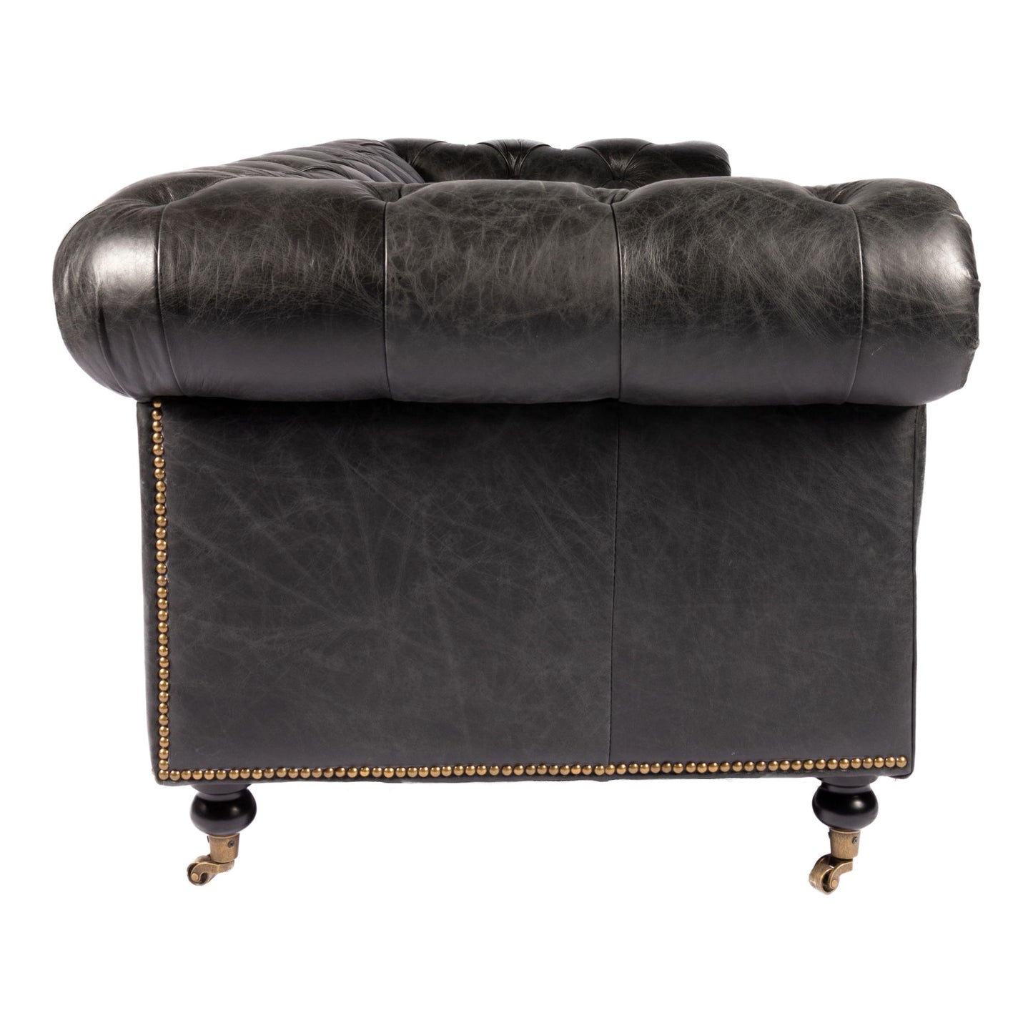 Birmingham - Sofa - Black Leather