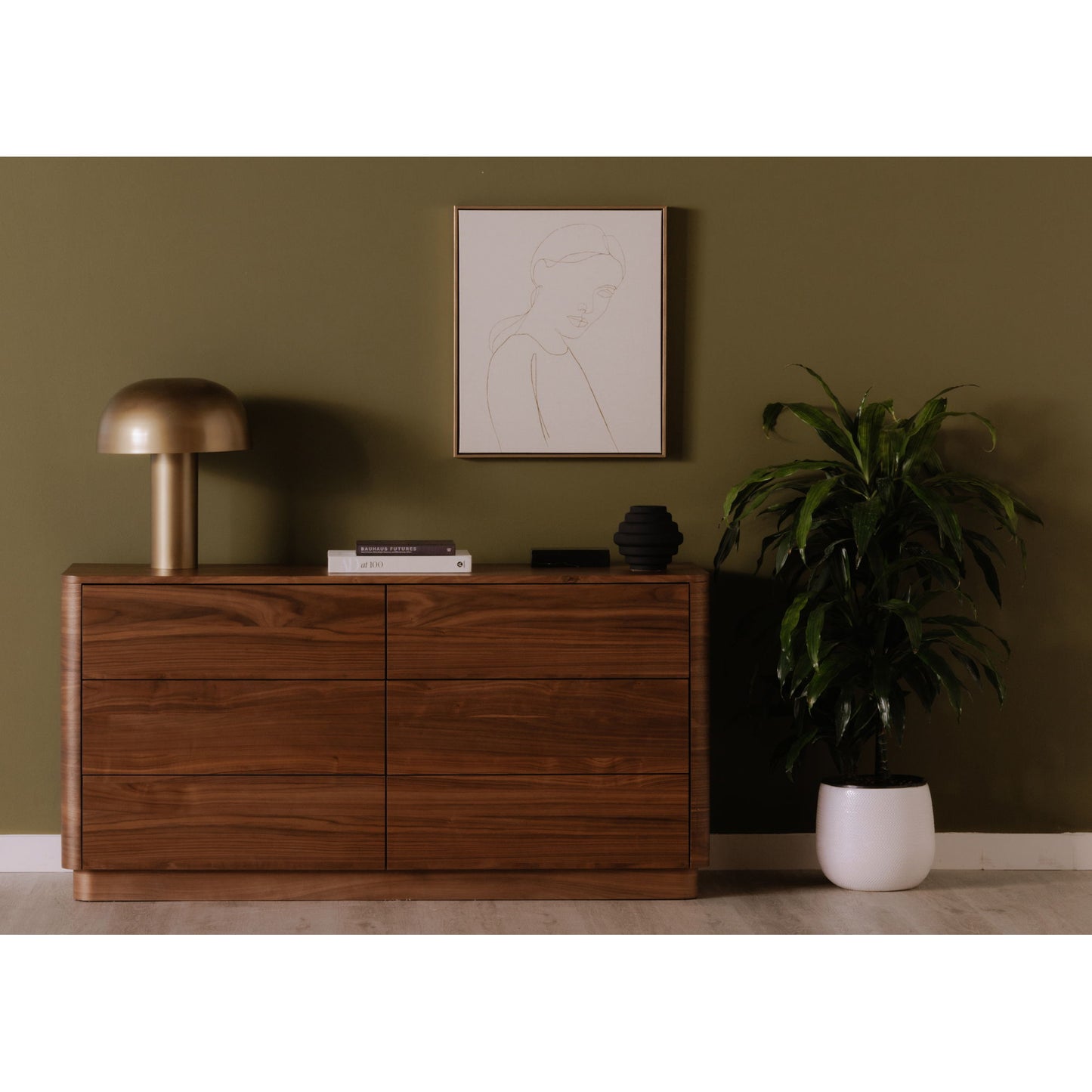 Round Off - Dresser - Dark Brown