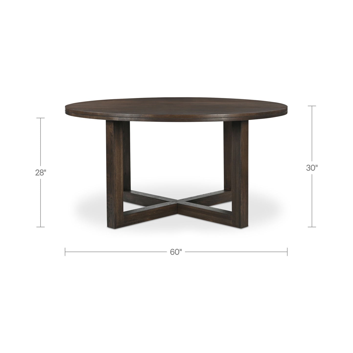 Joel - Dining Table - Dark Brown