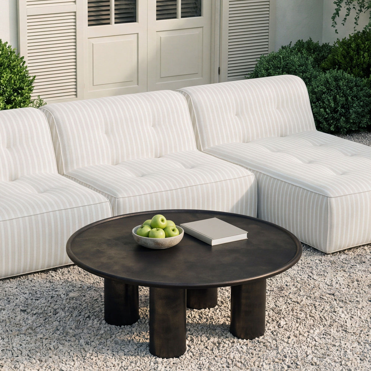 Deacon - Outdoor Coffee Table - Deep Bronze