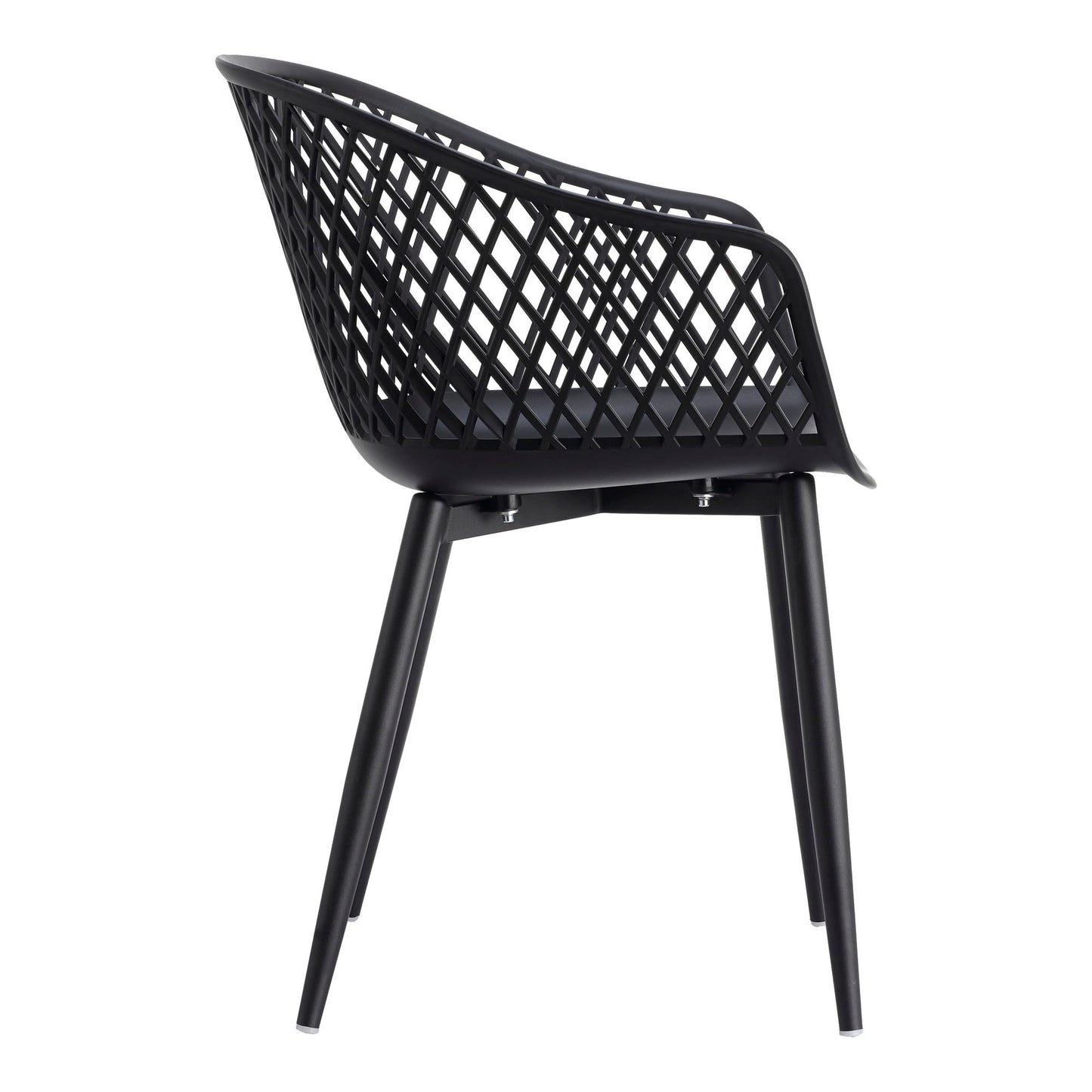 Piazza - Outdoor Chair (Set of 2) - Black