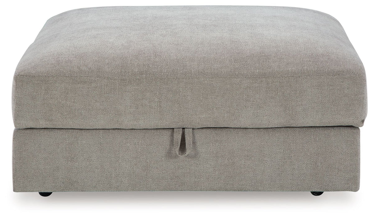 Aslan Court - 6 Pc. - 5-Piece Sectional, Ottoman - Pebble
