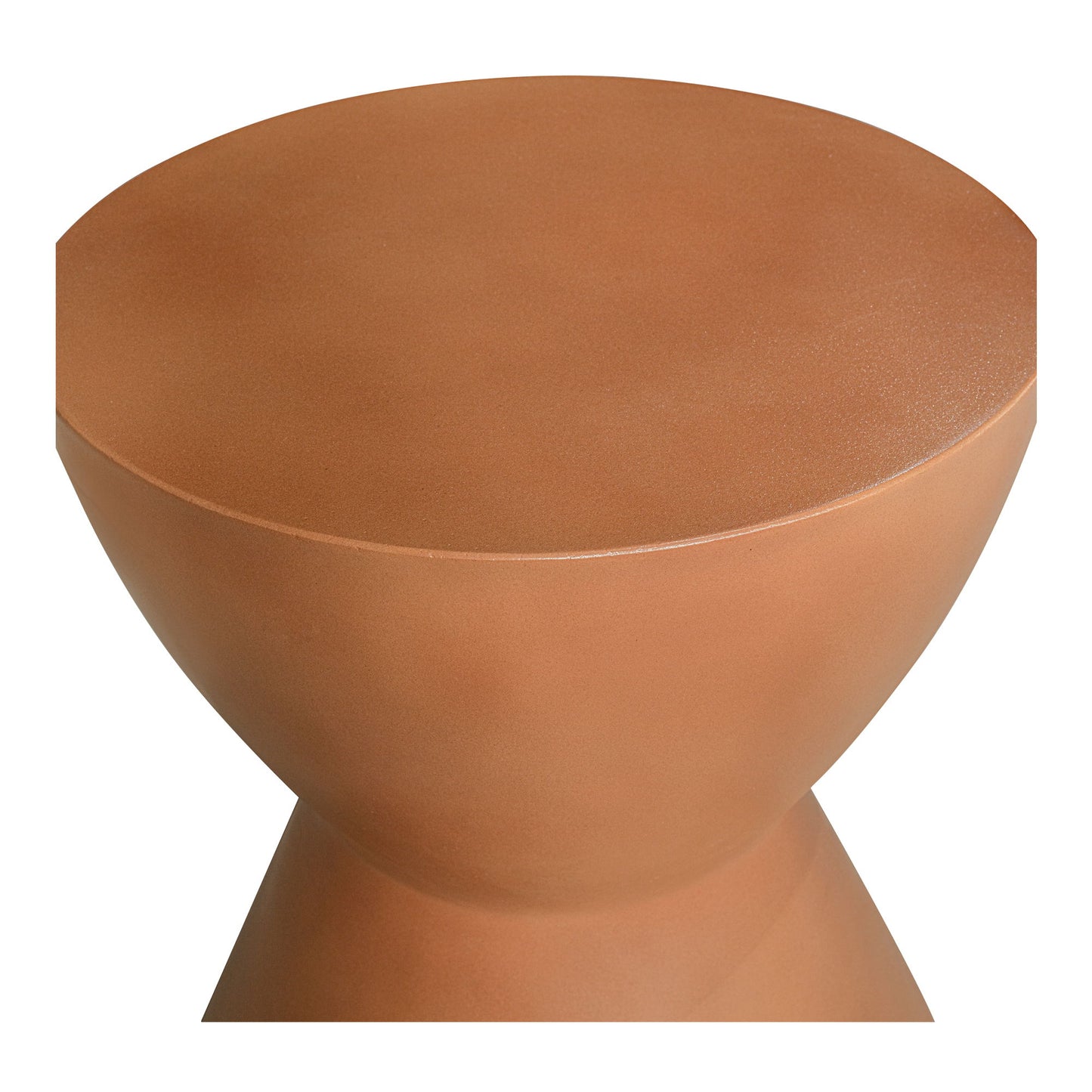 Hourglass - Outdoor Stool - Terracotta