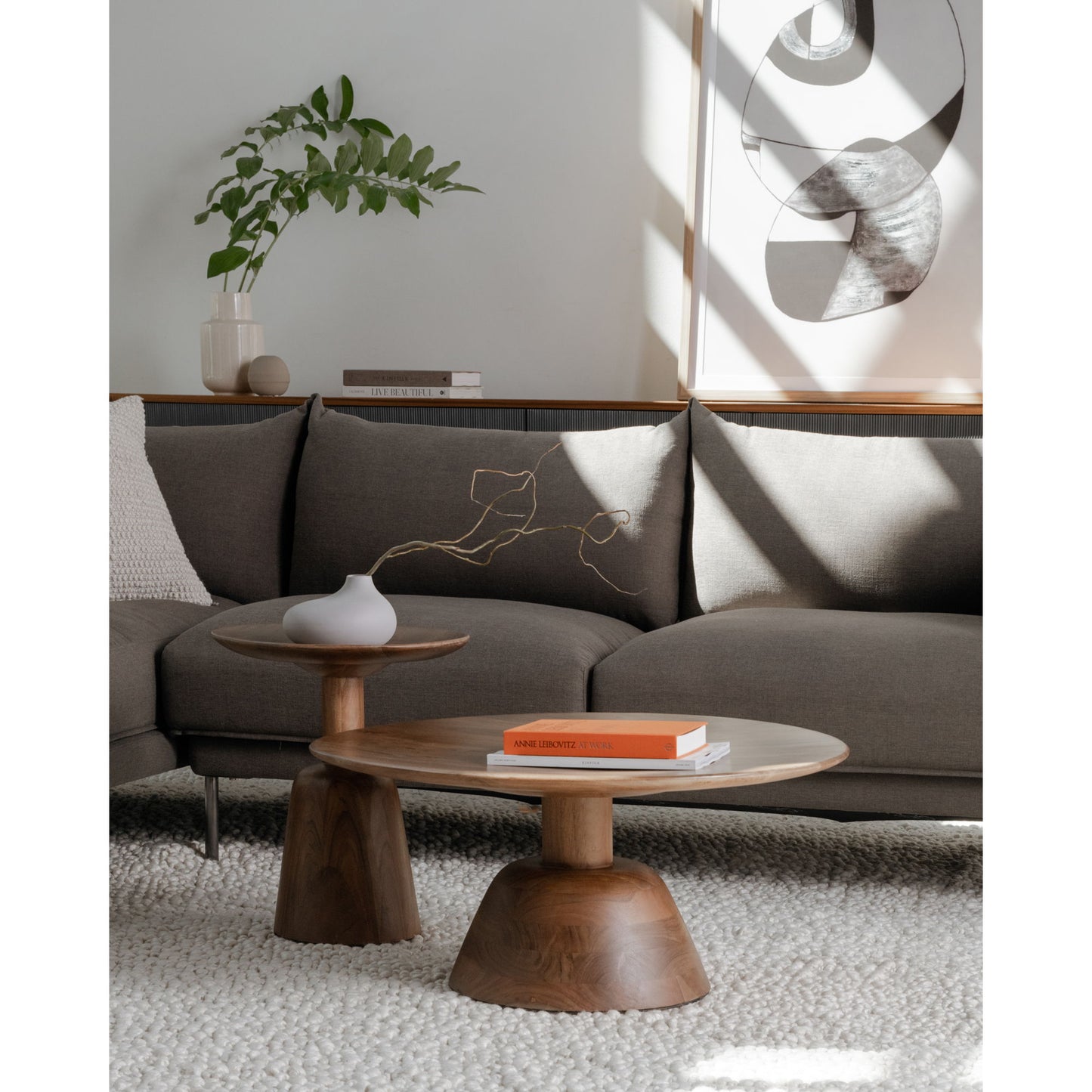 Nels - End Table - Dark Brown